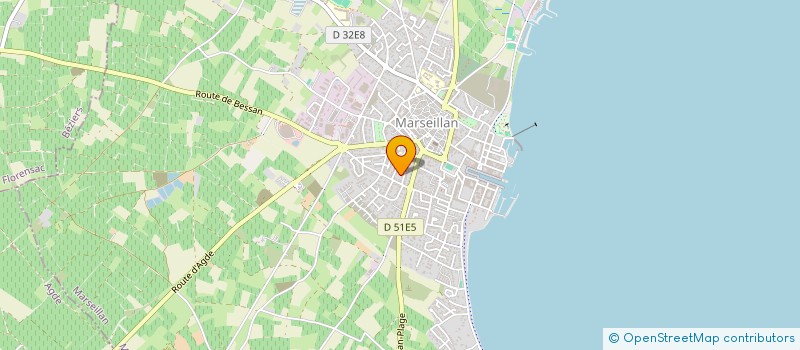 localisation de l'entreprise MONSIEUR ANDRE GUIRAUD à MARSEILLAN