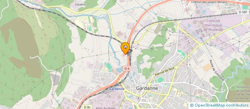 localisation de l'entreprise MONSIEUR ANDRE GULKEBIRIAN à GARDANNE