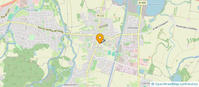 localisation de l'entreprise MONSIEUR ANDRE GUTFREUND  ESCHAU