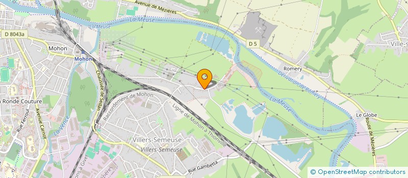 localisation de l'entreprise MONSIEUR ANDRE HAAS  VILLERS-SEMEUSE