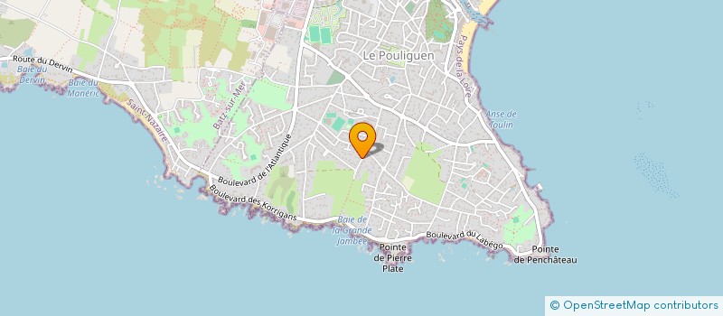 localisation de l'entreprise MONSIEUR ANDRE HALGAND à LE POULIGUEN