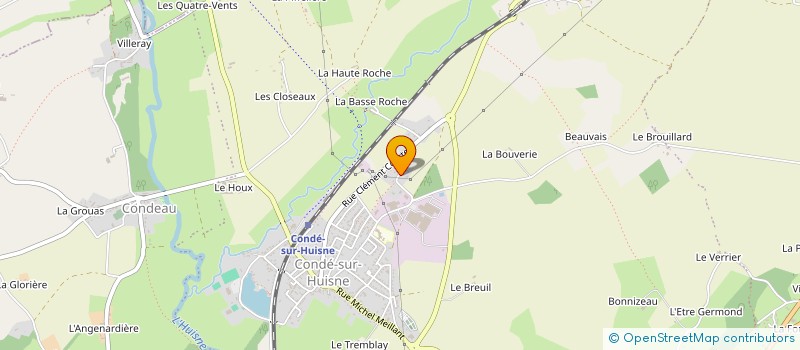 localisation de l'entreprise MONSIEUR ANDRE HAMARD à SABLONS-SUR-HUISNE