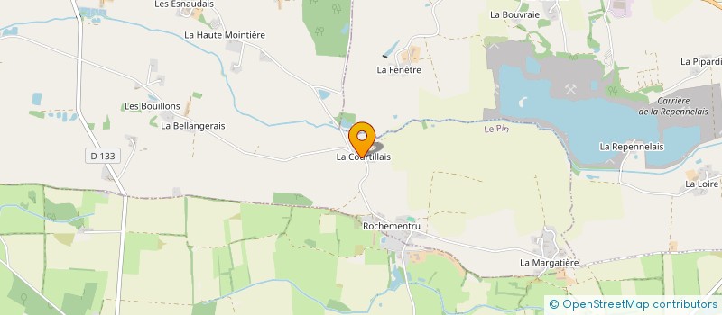 localisation de l'entreprise MONSIEUR ANDRE HAMON à LE PIN