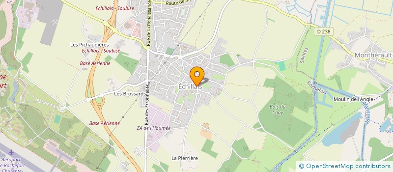 localisation de l'entreprise MONSIEUR ANDRE HAYS à ECHILLAIS