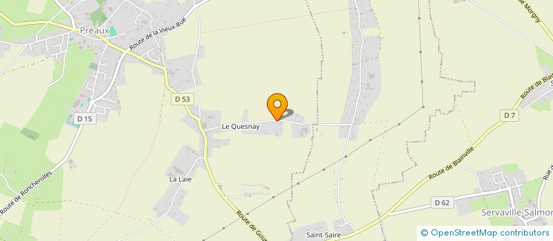 localisation de l'entreprise MONSIEUR ANDRE HEBERT  PREAUX