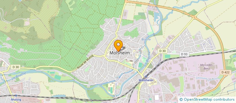 localisation de l'entreprise MONSIEUR ANDRE HEILIGENSTEIN  MOLSHEIM