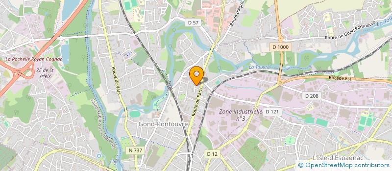 localisation de l'entreprise MONSIEUR ANDRE HERAULT  GOND-PONTOUVRE