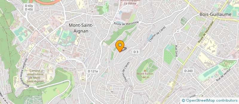 localisation de l'entreprise MONSIEUR ANDRE HERISSON  MONT-SAINT-AIGNAN