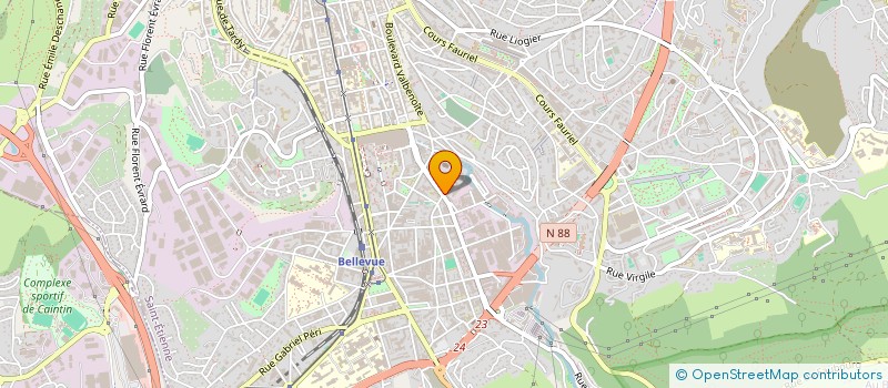 localisation de l'entreprise MONSIEUR ANDRE HERITIER  SAINT-ETIENNE