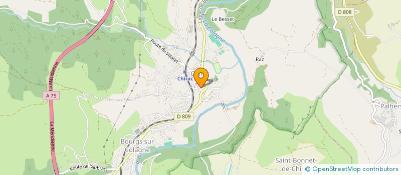 localisation de l'entreprise MONSIEUR ANDRE HERMABESSIERE  BOURGS SUR COLAGNE