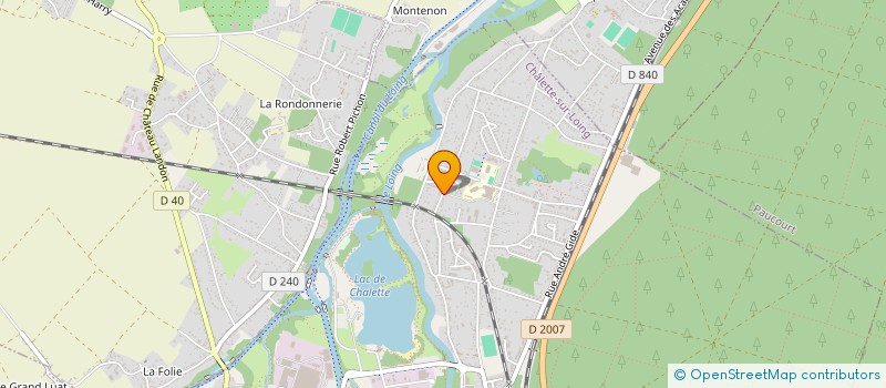 localisation de l'entreprise MONSIEUR ANDRE HERMET à CHALETTE-SUR-LOING