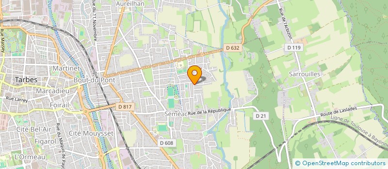 localisation de l'entreprise MONSIEUR ANDRE HERNANDEZ  SEMEAC