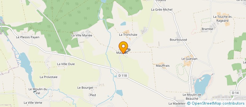 localisation de l'entreprise MONSIEUR ANDRE HERVE à CARENTOIR