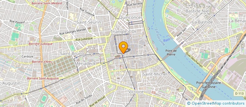 localisation de l'entreprise MONSIEUR ANDRE-HERVE LOUMAIGNE-MAITRE  BORDEAUX