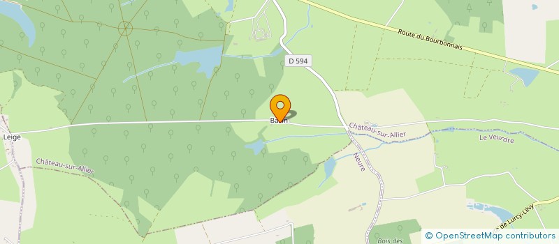 localisation de l'entreprise MONSIEUR ANDRE HETTIER  CHATEAU-SUR-ALLIER