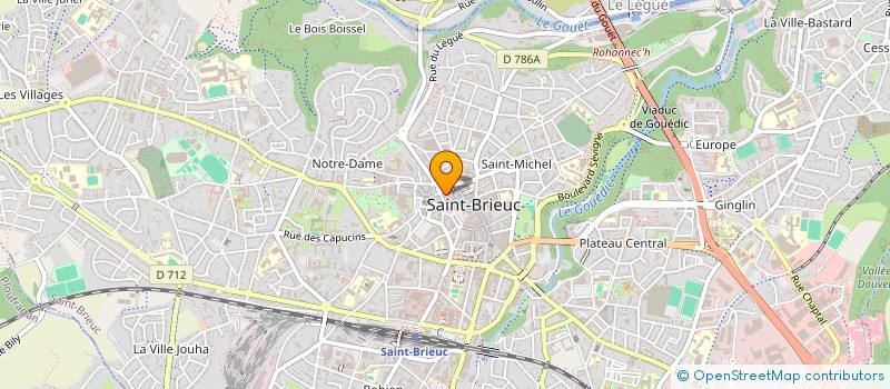 localisation de l'entreprise MONSIEUR ANDRE HEURTAULT à SAINT-BRIEUC