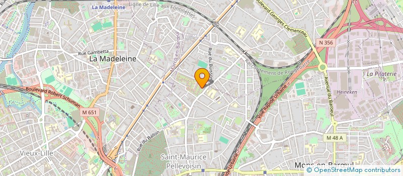 localisation de l'entreprise MONSIEUR ANDRE HEUTTE à LILLE