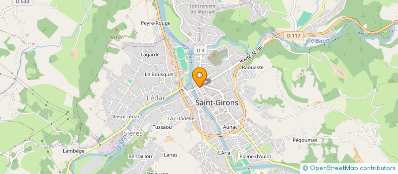 localisation de l'entreprise MONSIEUR ANDRE HEYMANS à SAINT-GIRONS