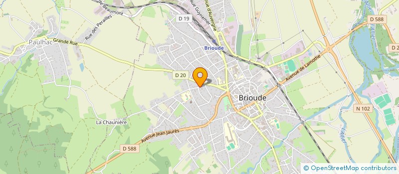 localisation de l'entreprise MONSIEUR ANDRE HINDERCHIED  BRIOUDE