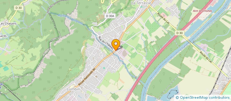 localisation de l'entreprise MONSIEUR ANDRE HIRSCHLER  LA TERRASSE