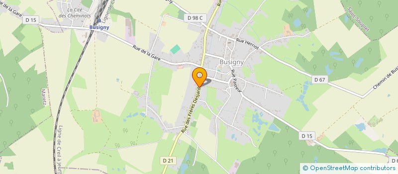 localisation de l'entreprise MONSIEUR ANDRE HOCQUET à BUSIGNY