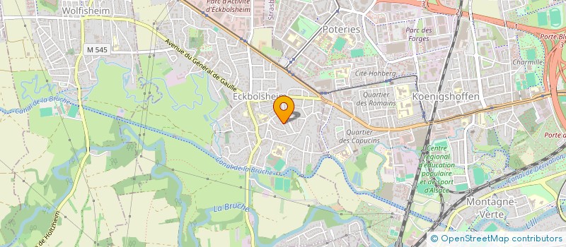 localisation de l'entreprise MONSIEUR ANDRE HONIG-NORTH  ECKBOLSHEIM