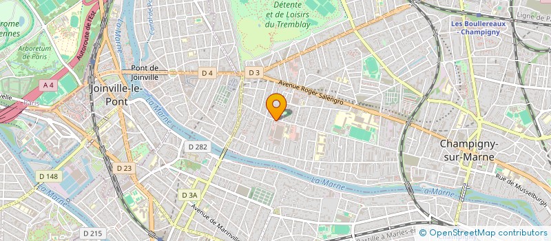 localisation de l'entreprise MONSIEUR ANDRE HOULLIER à CHAMPIGNY-SUR-MARNE