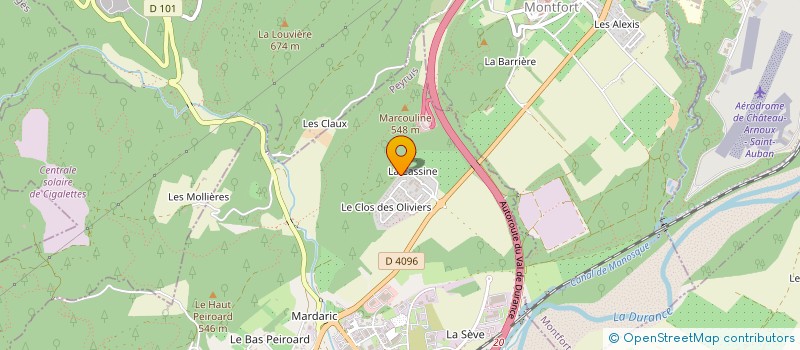 localisation de l'entreprise MONSIEUR ANDRE HUART  PEYRUIS