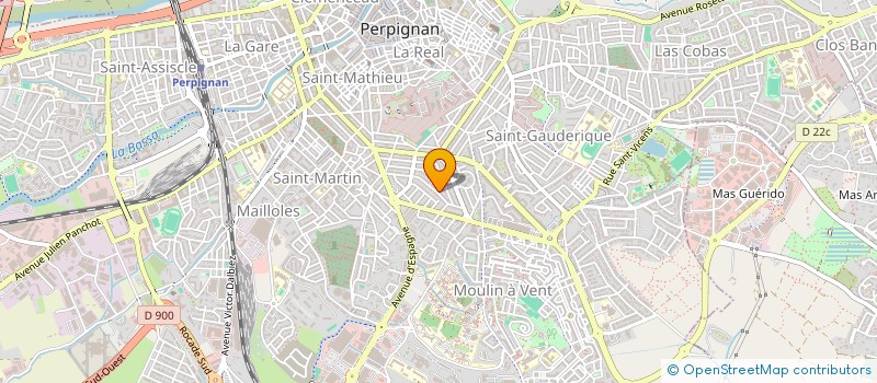 localisation de l'entreprise MONSIEUR ANDRE HUDSON  PERPIGNAN