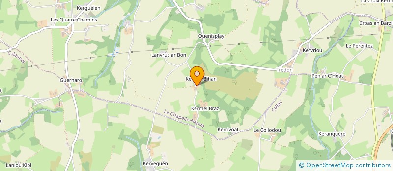 localisation de l'entreprise MONSIEUR ANDRE HUET  LA CHAPELLE-NEUVE