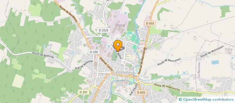 localisation de l'entreprise MONSIEUR ANDRE HUIX  CASTELJALOUX