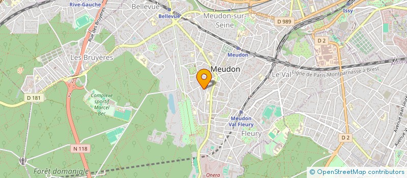 localisation de l'entreprise MONSIEUR ANDRE HUMBERT à MEUDON