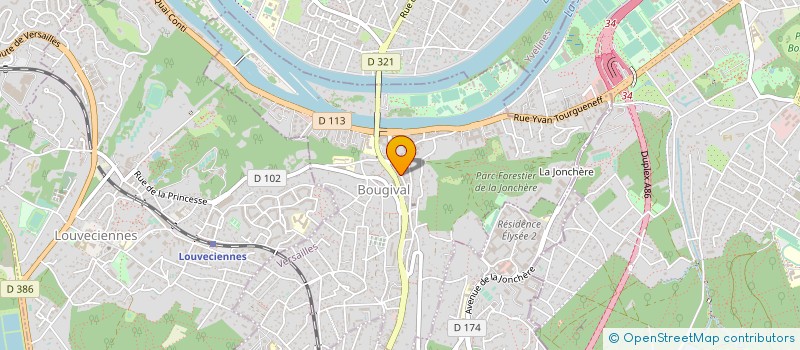 localisation de l'entreprise MONSIEUR ANDRE HUREL  BOUGIVAL