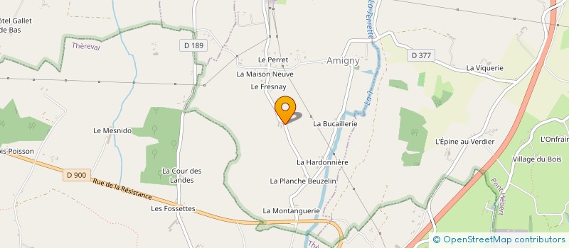 localisation de l'entreprise MONSIEUR ANDRE HUREL  AMIGNY