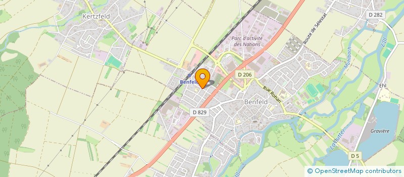 localisation de l'entreprise MONSIEUR ANDRE HURLIMANN  SERMERSHEIM