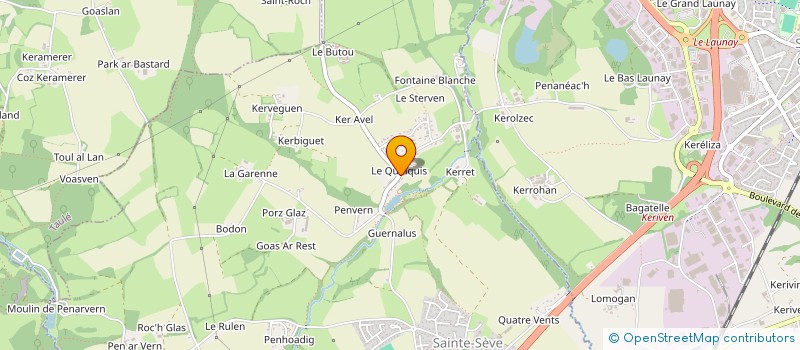 localisation de l'entreprise MONSIEUR ANDRE HYRIEN  SAINTE-SEVE