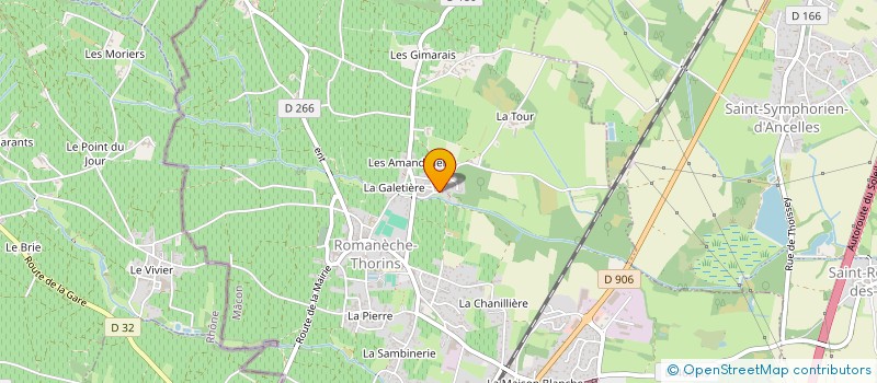 localisation de l'entreprise MONSIEUR ANDRE HYVERNAT à ROMANECHE-THORINS