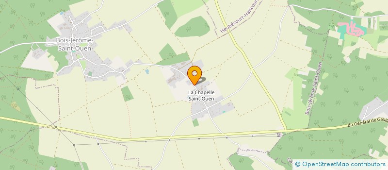 localisation de l'entreprise MONSIEUR ANDRE IBERT  BOIS-JEROME-SAINT-OUEN