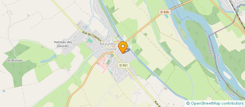 localisation de l'entreprise MONSIEUR ANDRE ICOS à BEAULIEU-SUR-LOIRE