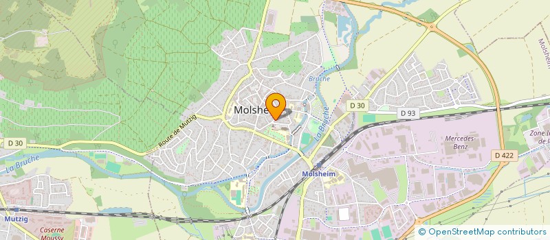 localisation de l'entreprise MONSIEUR ANDRE ILLER  MOLSHEIM