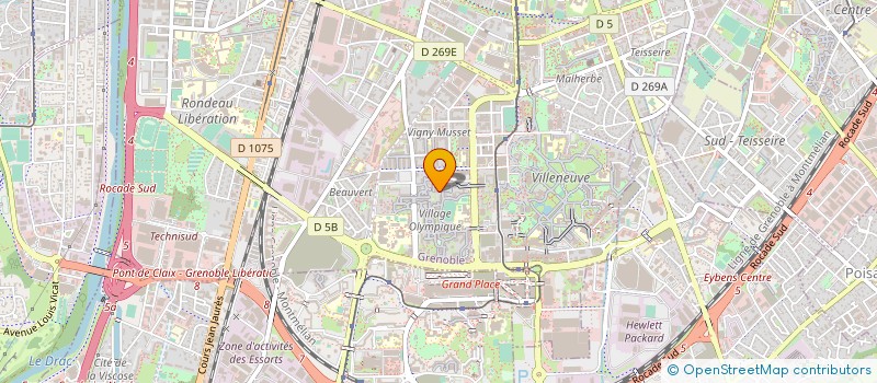 localisation de l'entreprise MONSIEUR ANDRE IMBERT  GRENOBLE