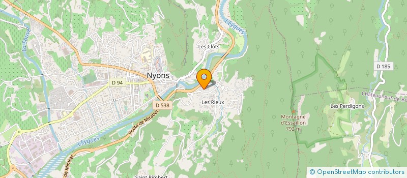 localisation de l'entreprise MONSIEUR ANDRE IMBERT à NYONS