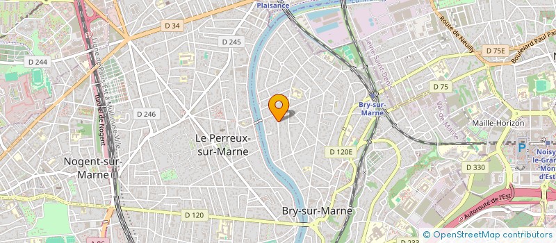 localisation de l'entreprise MONSIEUR ANDRE INDJEYAN  BRY-SUR-MARNE