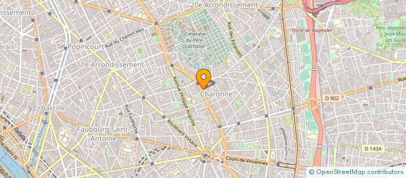 localisation de l'entreprise MONSIEUR ANDRE ISAAC  PARIS