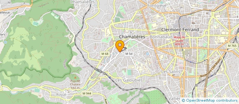 localisation de l'entreprise MONSIEUR ANDRE JABY à CHAMALIERES