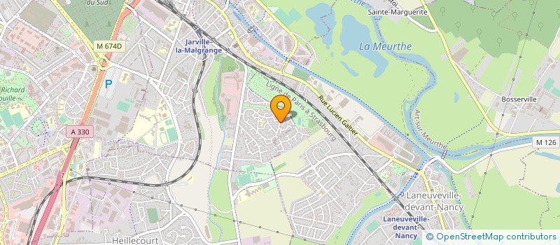 localisation de l'entreprise MONSIEUR ANDRE JACOB  JARVILLE-LA-MALGRANGE