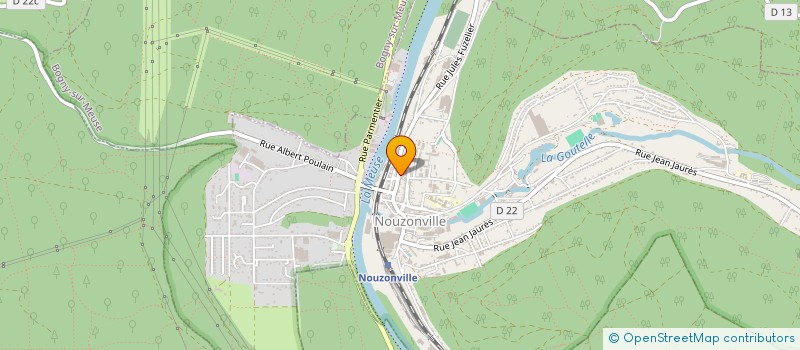 localisation de l'entreprise MONSIEUR ANDRE JACOB  NOUZONVILLE