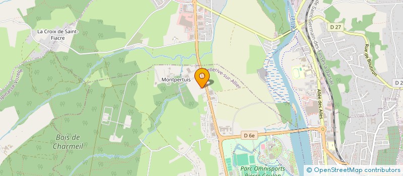 localisation de l'entreprise MONSIEUR ANDRE JACQUEMOT  BELLERIVE-SUR-ALLIER