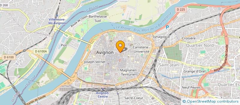 localisation de l'entreprise MONSIEUR ANDRE JACQUES à AVIGNON
