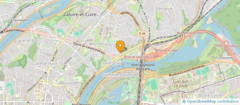 localisation de l'entreprise MONSIEUR ANDRE JACQUET à CALUIRE-ET-CUIRE